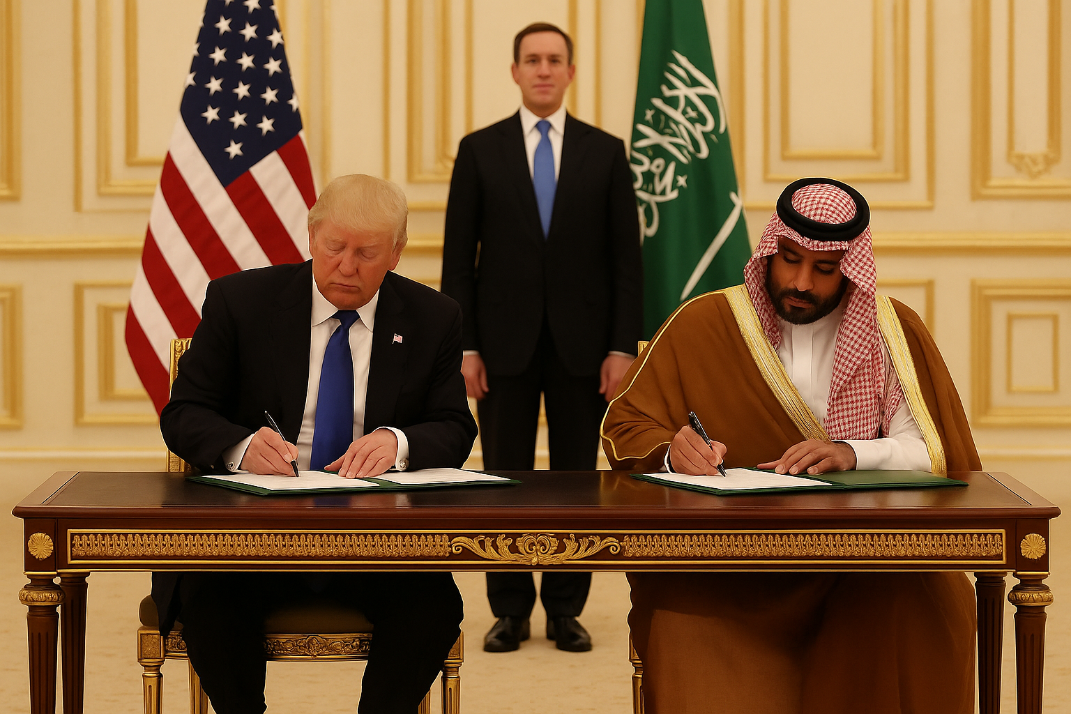 TRUMP AND MBS SEAL MULTIPLE DEFENSE AND DIPLOMATIC DEALS IN RIYADH