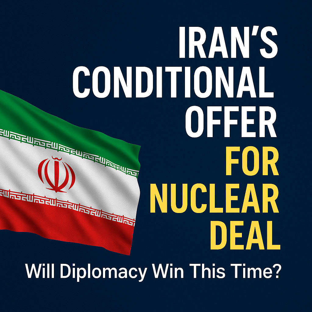 Iran’s Conditional Nuclear Deal Offer: Will Diplomacy Win This Time?