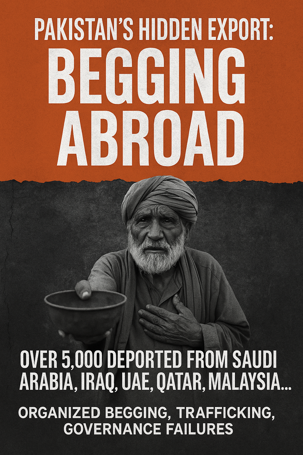Pakistan’s Hidden Export: The Shameful Economy of Begging Abroad