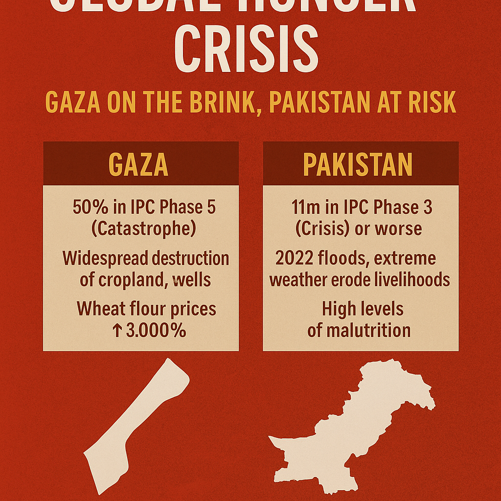 Global Hunger Crisis: Gaza on the Brink, Pakistan at Risk