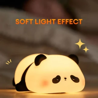 Cute Panda Night Light Silicone