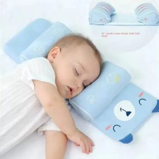 adjustable baby sleeping support pillow anti roll cushion and neck protection infant sleep positioner | random colour